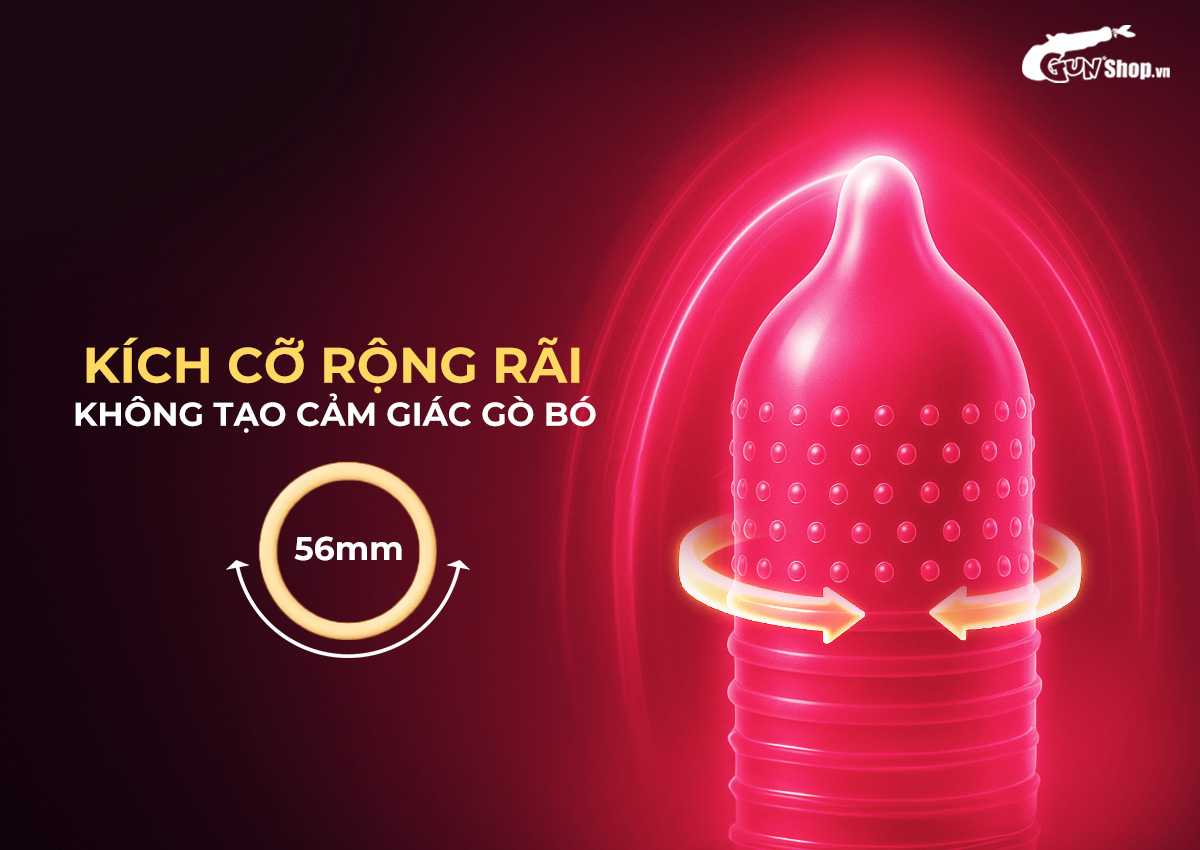  Cửa hàng bán Bao cao su Durex Pleasuremax - Size lớn 56mm gân và điểm nổi - Hộp 12 cái mới nhất
