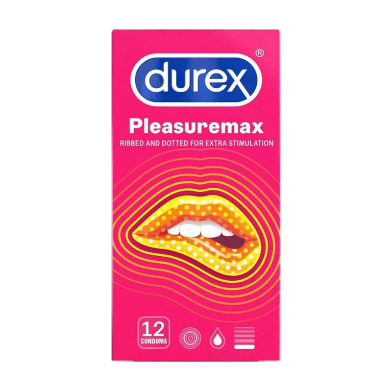  Cửa hàng bán Bao cao su Durex Pleasuremax - Size lớn 56mm gân và điểm nổi - Hộp 12 cái  mới nhất 