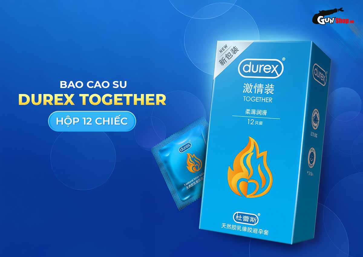 Durex Together Ultra Thin Natural Feel Condoms 12-Pack