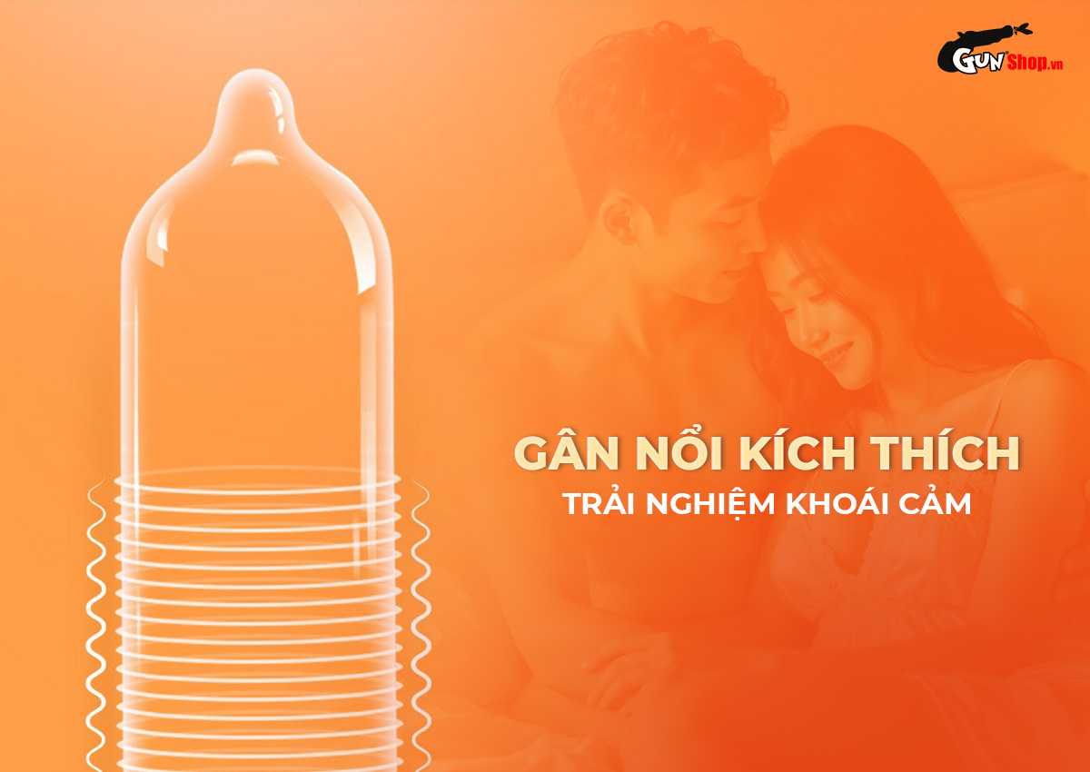 Shop bán Bao cao su Durex Excita Ribbed - Gân nổi - Hộp 12 cái giá sỉ Shop bán Bao cao su Durex Excita Ribbed - Gân nổi - Hộp 12 cái giá sỉ