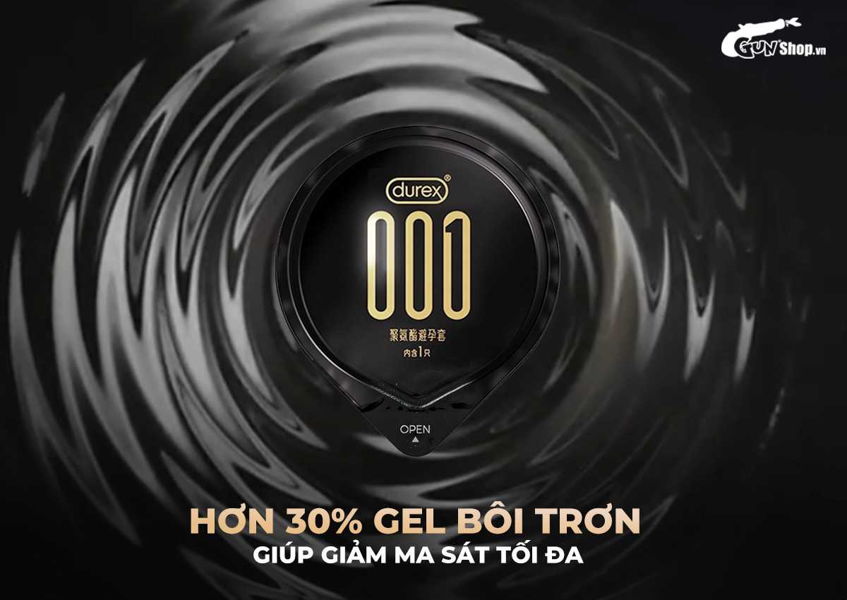 Bao cao su Durex 001 siêu mỏng 54mm hộp 6 cái an toàn