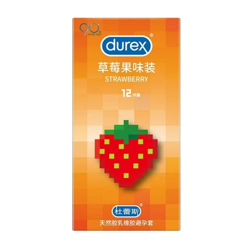  Bảng giá Bao cao su Durex Strawberry - Hương dâu 56mm - Hộp 12 cái  tốt nhất 