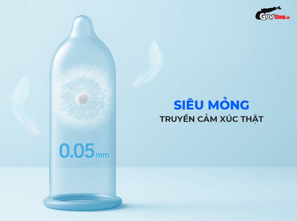 Bao cao su Okamoto Skinless Skin mềm mại thuần khiết an toàn 10c