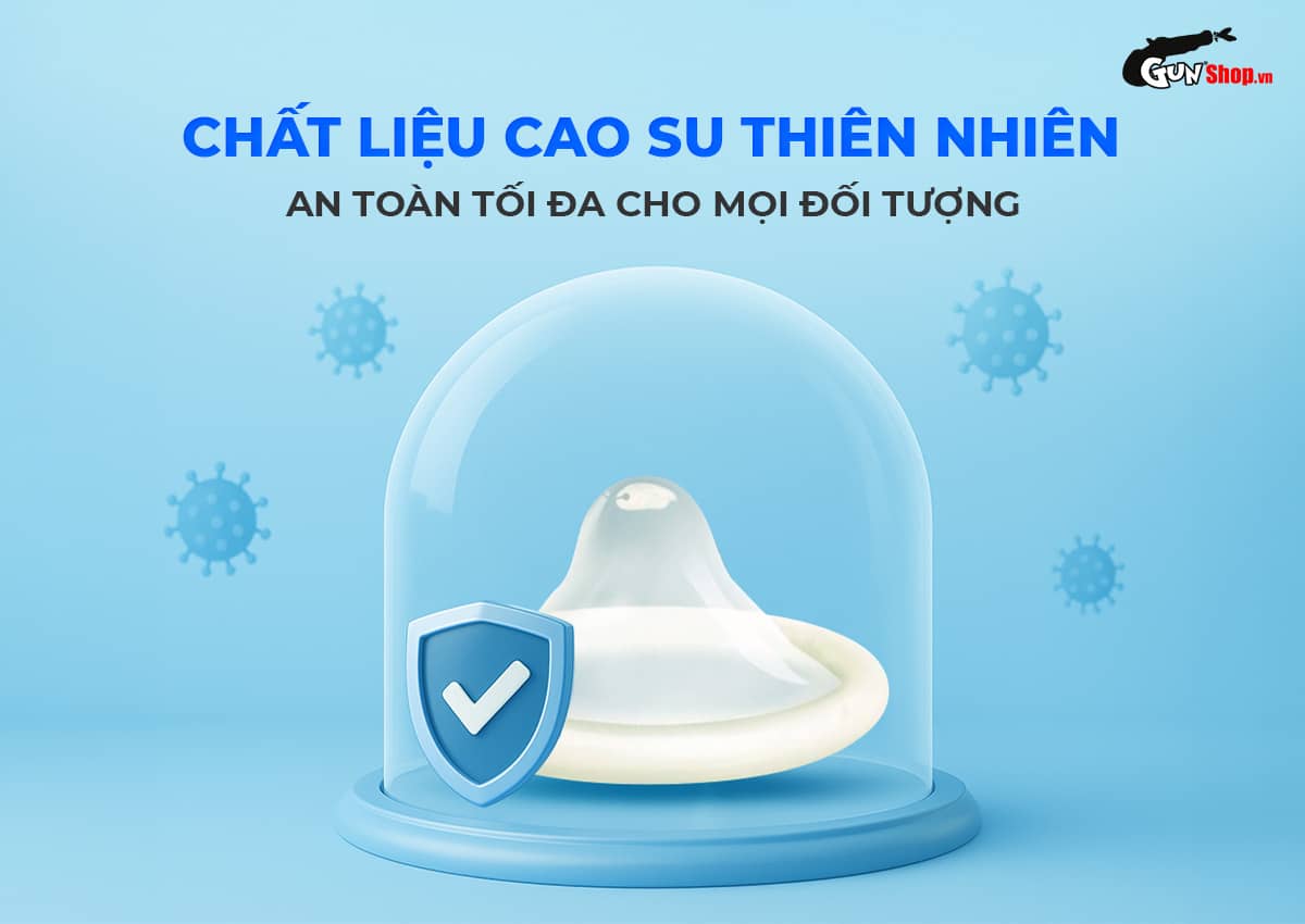 Bao cao su Okamoto Dot De Cool gai lạnh kéo dài hiếm có 10 cái hộp