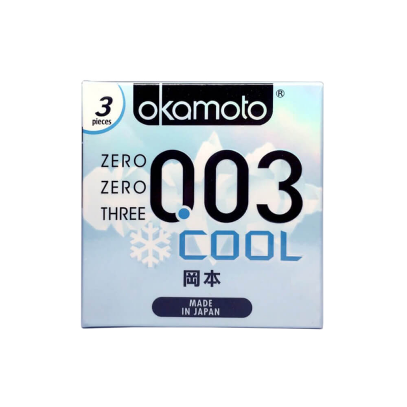  Nơi bán Bao cao su Okamoto 0.03 Cool - Siêu mỏng mát lạnh láng mịn - Hộp 3 cái  chính hãng 