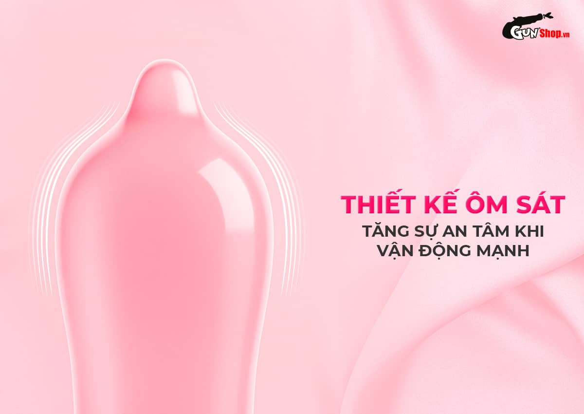 Bao cao su Okamoto 0.03 Hyaluronic Acid siêu mỏng dưỡng ẩm hộp 3