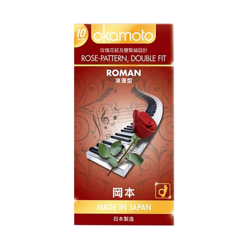  Giá sỉ Bao cao su Okamoto Roman - Vân hoa hồng ôm khít - Hộp 10 cái  giá sỉ 