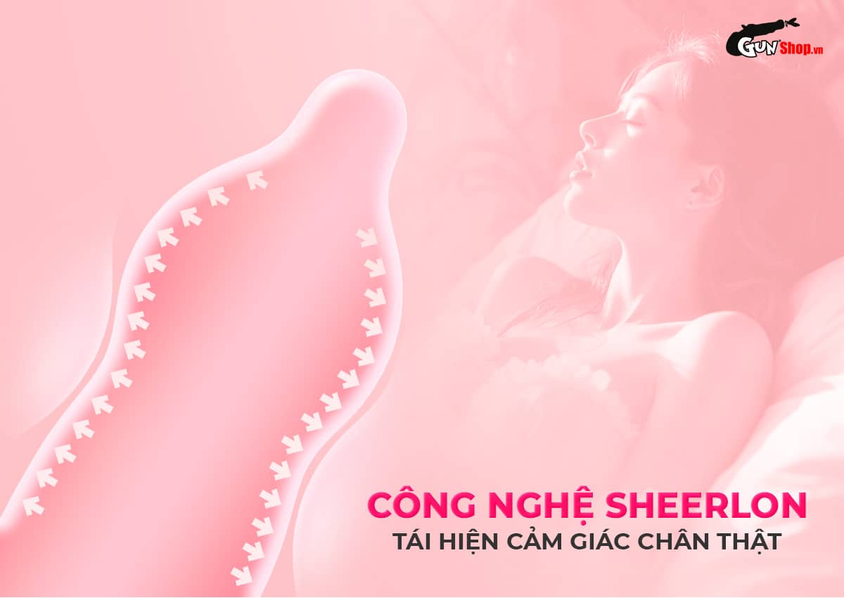 Okamoto Skinless Skin Vanilla siêu mỏng hương vani ngọt ngào hộp 10 cái