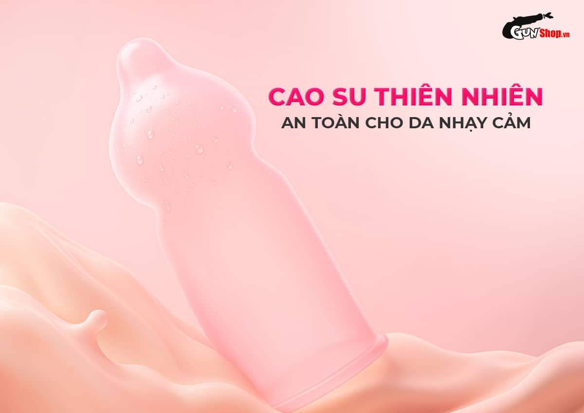 Okamoto Skinless Skin Vanilla siêu mỏng hương vani ngọt ngào hộp 10 cái
