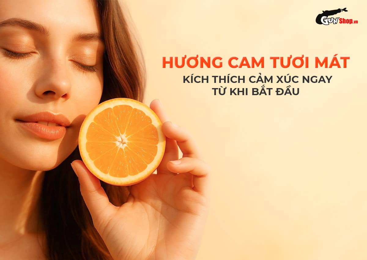Bao cao su Okamoto Skinless Skin Orange hương cam mát