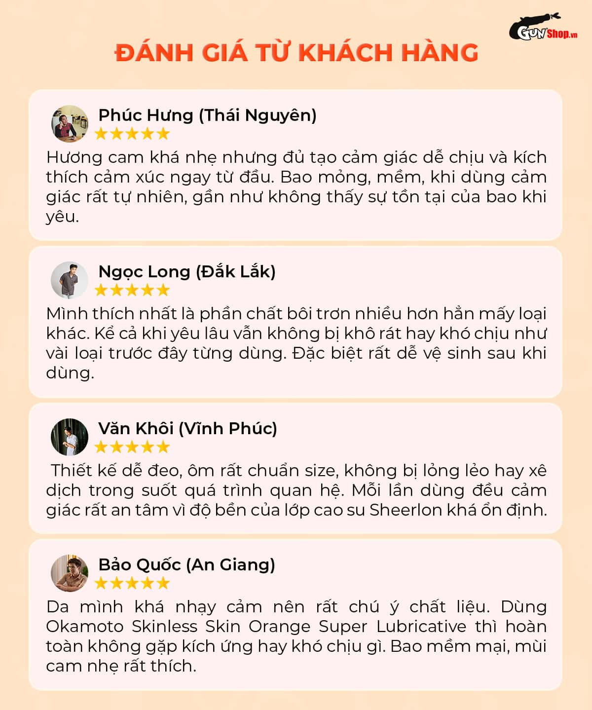 Bao cao su Okamoto Skinless Skin Orange hương cam mát