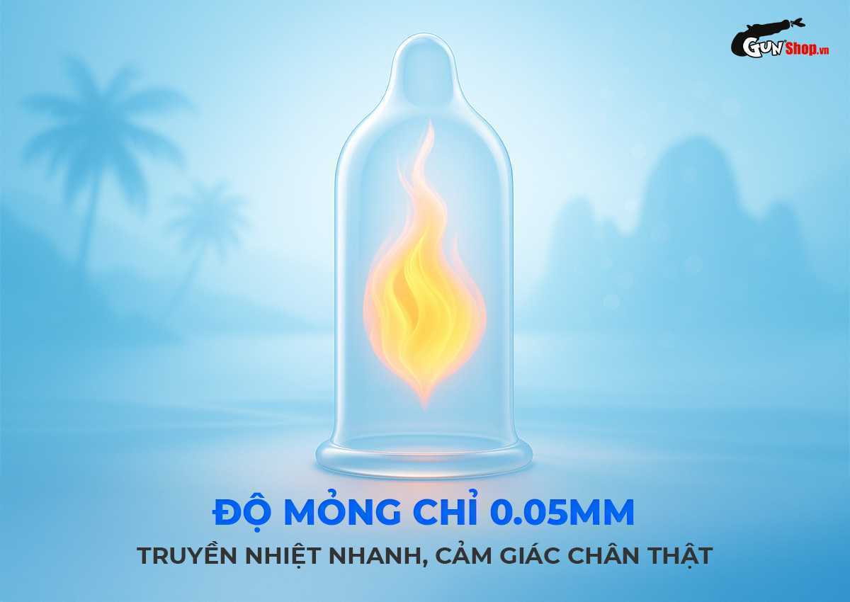 Bao cao su Okamoto Skinless Skin siêu bôi trơn an toàn dịu nhẹ da