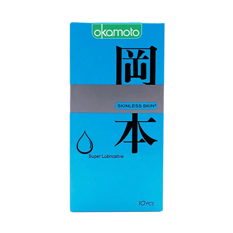  Mua Bao cao su Okamoto Skinless Skin Super Lubricative - Siêu bôi trơn - Hộp 10 cái  nhập khẩu 