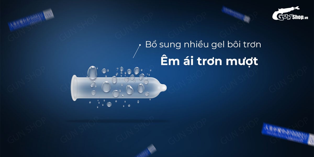Bao cao su Sagami 0.02mm siêu mỏng hộp 6 cái an toàn
