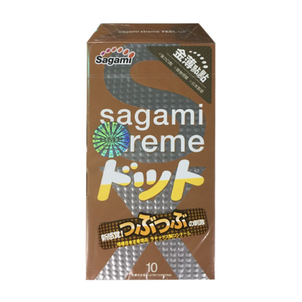 Bao cao su Sagami Feel Up siêu điểm nổi gân gai kéo dài thời gian 