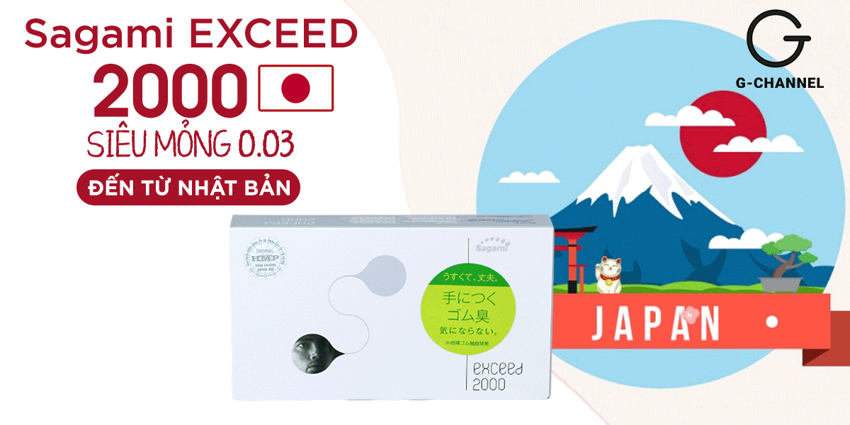 Sagami Exceed 2000 Ultra Thin 0.03mm Condom Heat Transfer Enhancer