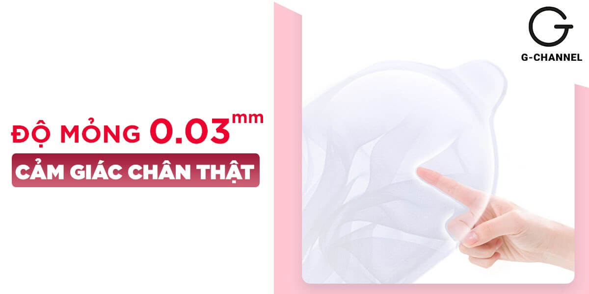 Sagami Exceed 2000 Ultra Thin 0.03mm Condom Heat Transfer Enhancer