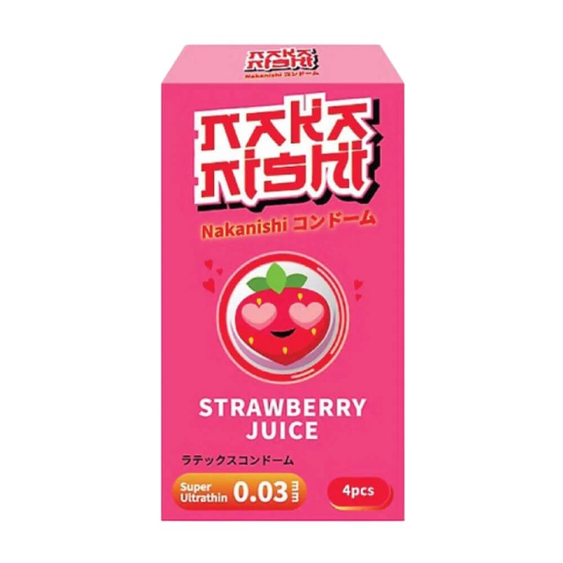  Mua Bao cao su Nakanishi - Siêu mỏng 0.03mm - Hương dâu - Hộp 4 cái  giá sỉ 