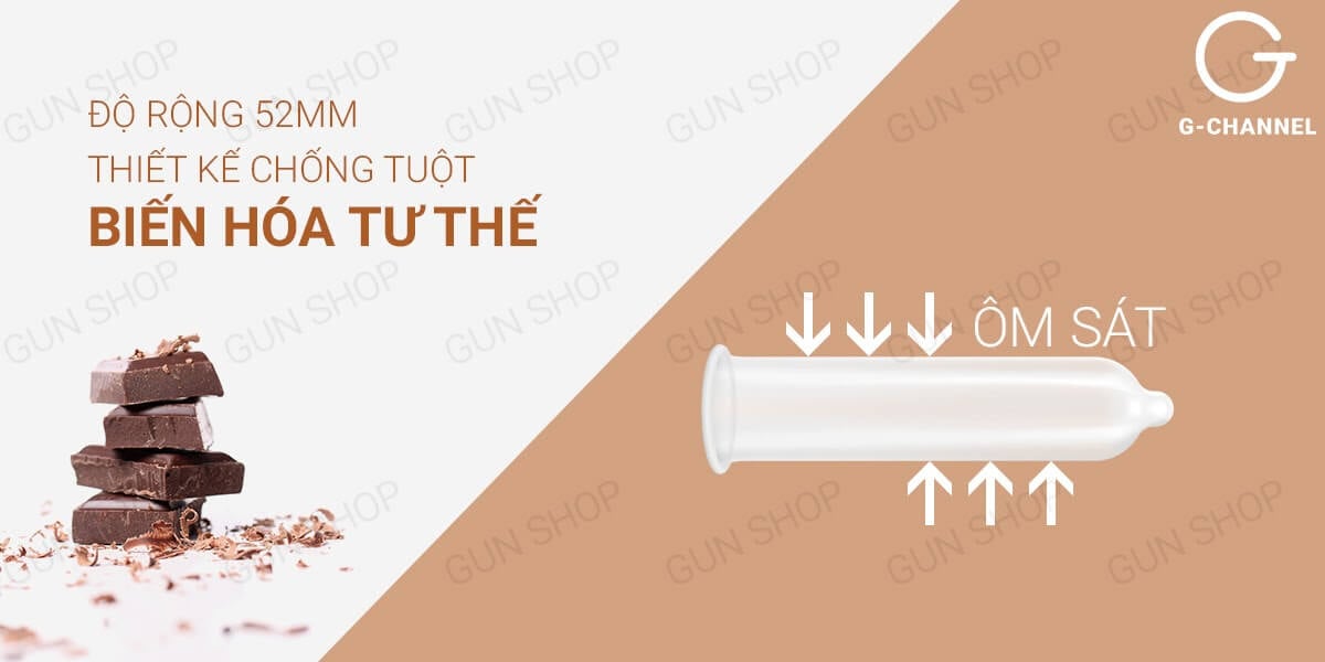 Bỏ sỉ Bao cao su Nakanishi - Siêu mỏng 0.03mm - Hương chocolate - Hộp 4 cái giá rẻ Bỏ sỉ Bao cao su Nakanishi - Siêu mỏng 0.03mm - Hương chocolate - Hộp 4 cái giá rẻ