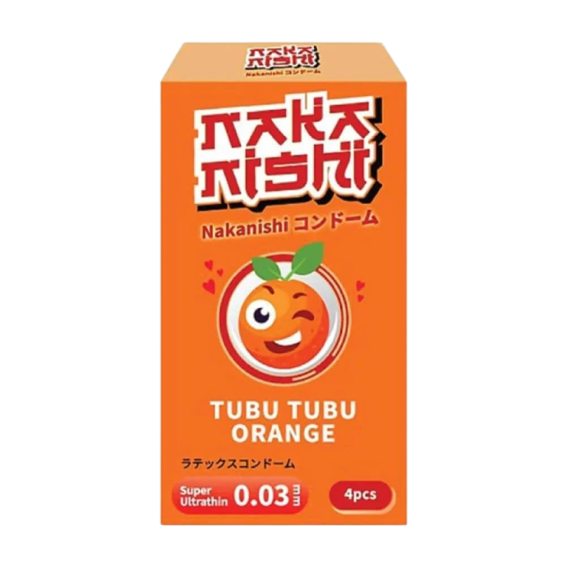  Thông tin Bao cao su Nakanishi - Siêu mỏng 0.03mm - Hương cam - Hộp 4 cái  nhập khẩu 
