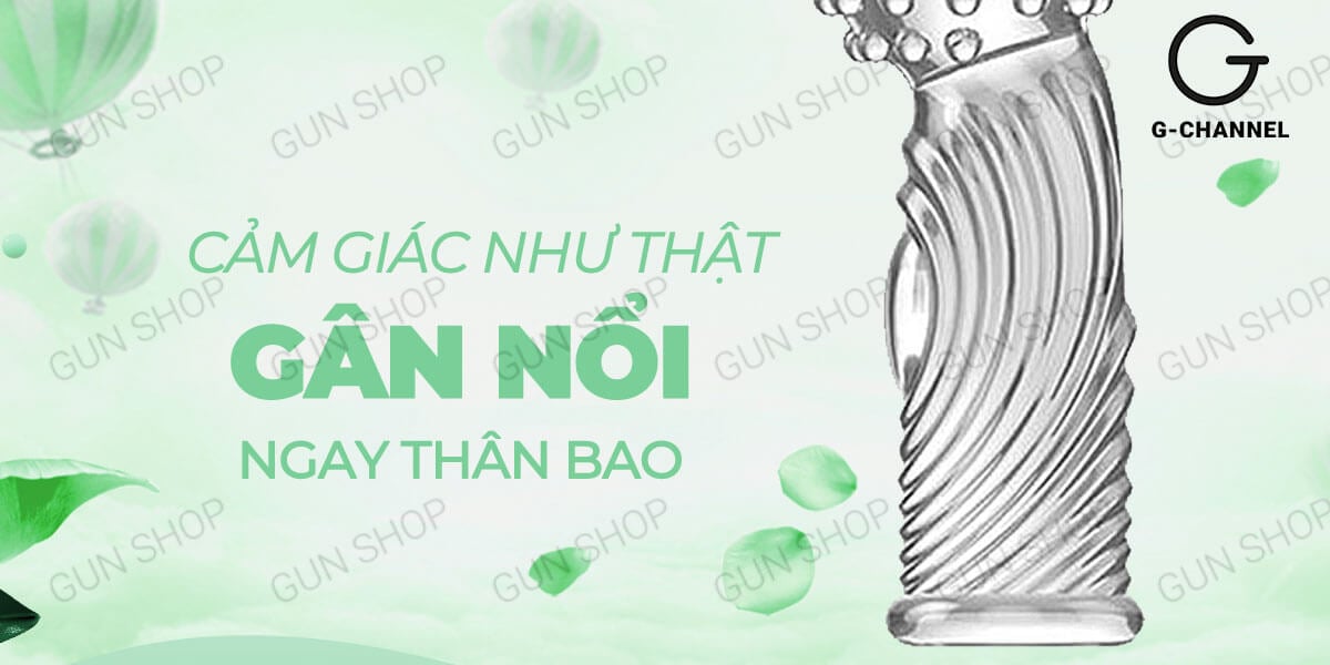 Bao cao su ngón tay Aichao G-spot 3 gai lớn hộp 1 cái