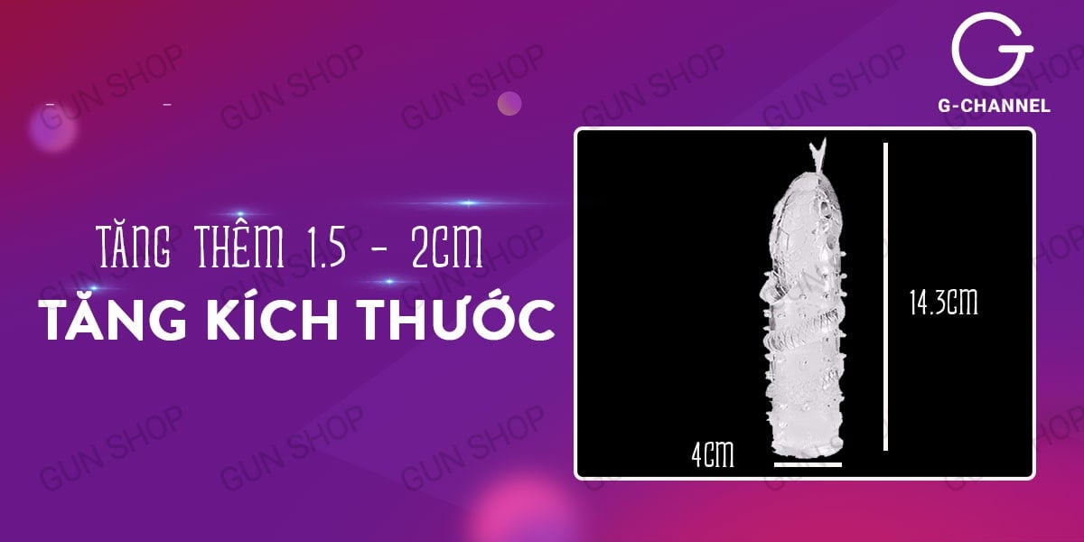 Bao cao su Durex Mãng Xà Tăng Kích Thước Cực Đỉnh