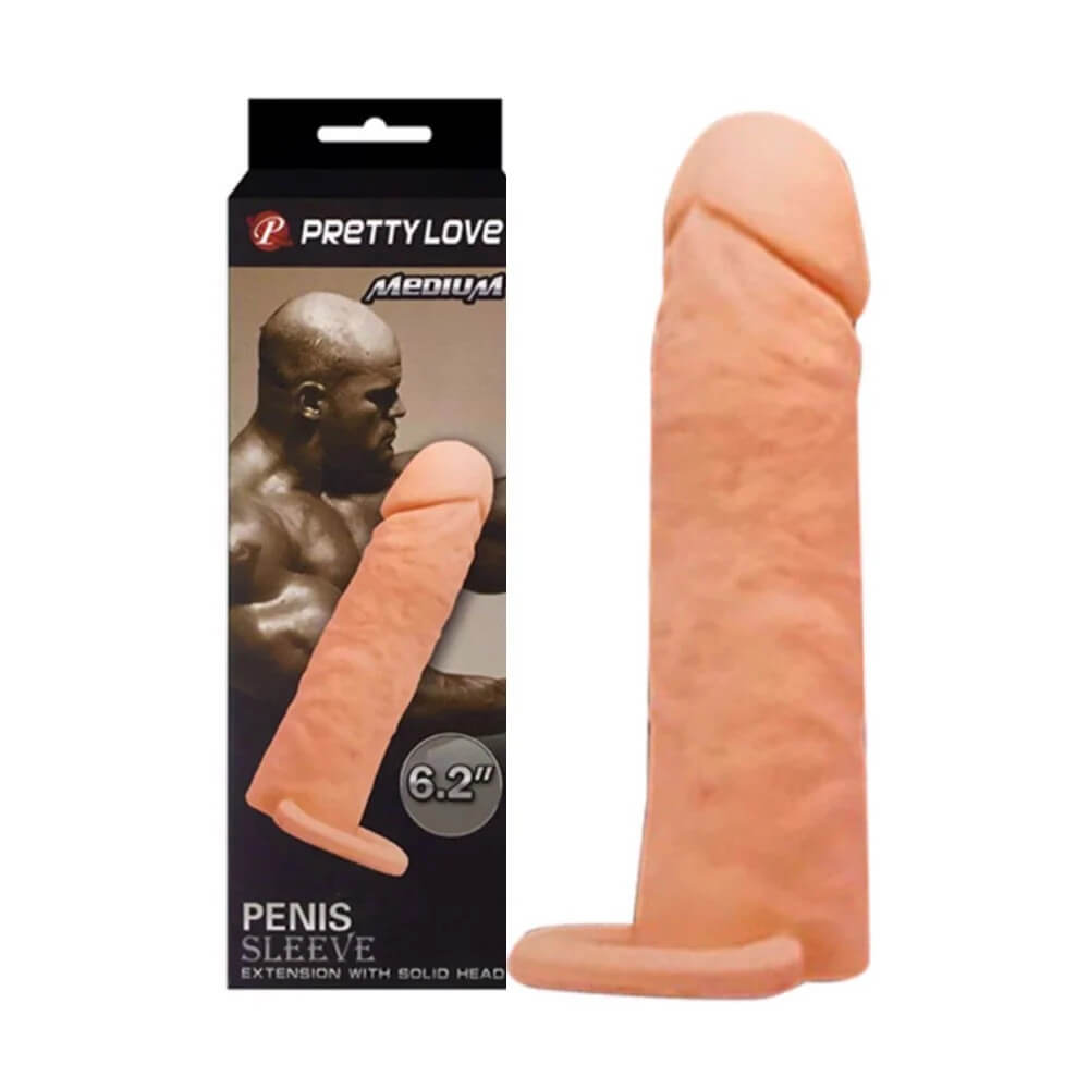 Bao cao su đôn dên Pretty Love Medium 6.2 inch gân nổi 
