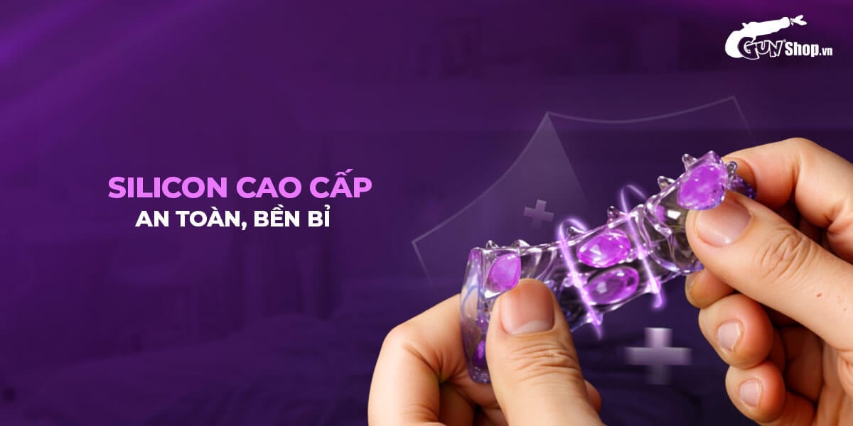 Bao cao su dên khúc Baile giúp tăng kích thước, an toàn, dễ dùng