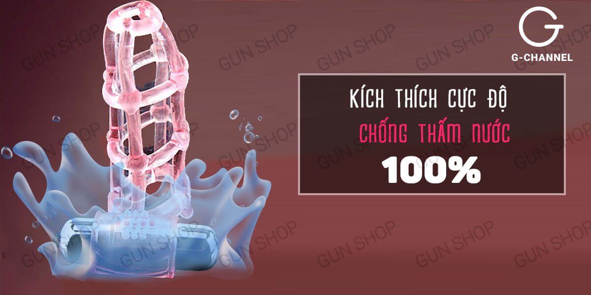 Baile Sweet Cage vibrating textured condom for couples