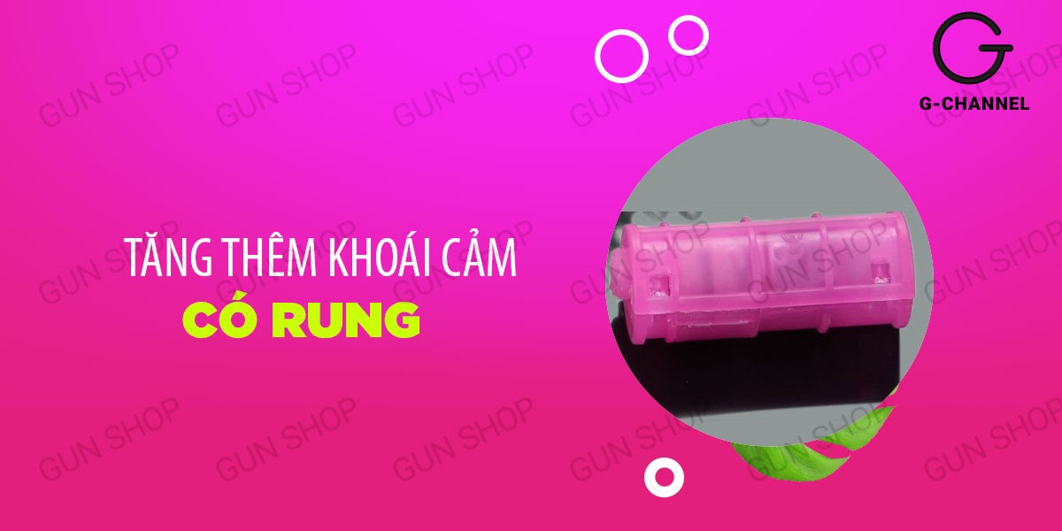 Bao cao su đôn dên rung Yeain Bumblebee thiết kế bắt mắt tăng khoái cảm