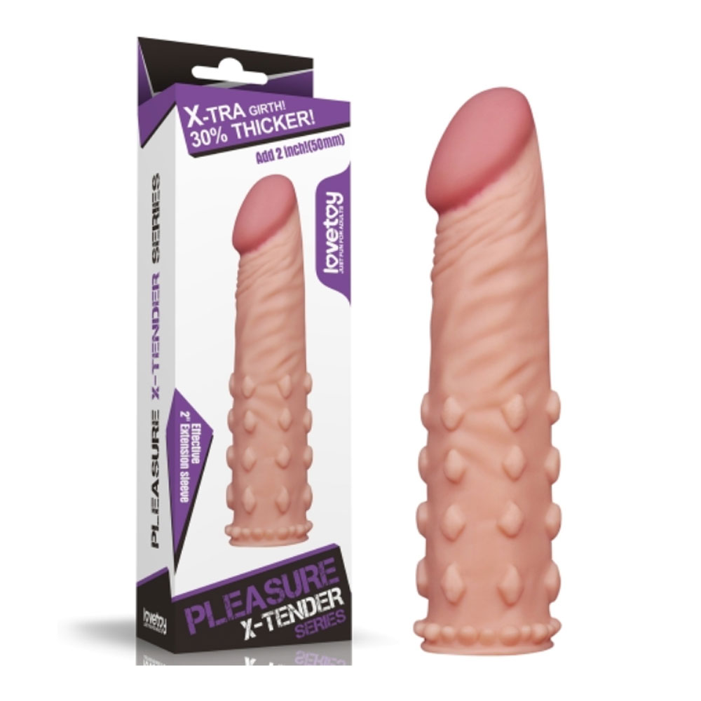 Bao cao su đôn dên Lovetoy tăng 5cm silicon y tế an toàn 