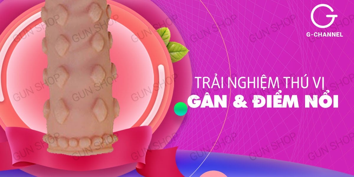 Lovetoy 5cm Enlarging Textured Vibrating Penis Sleeve