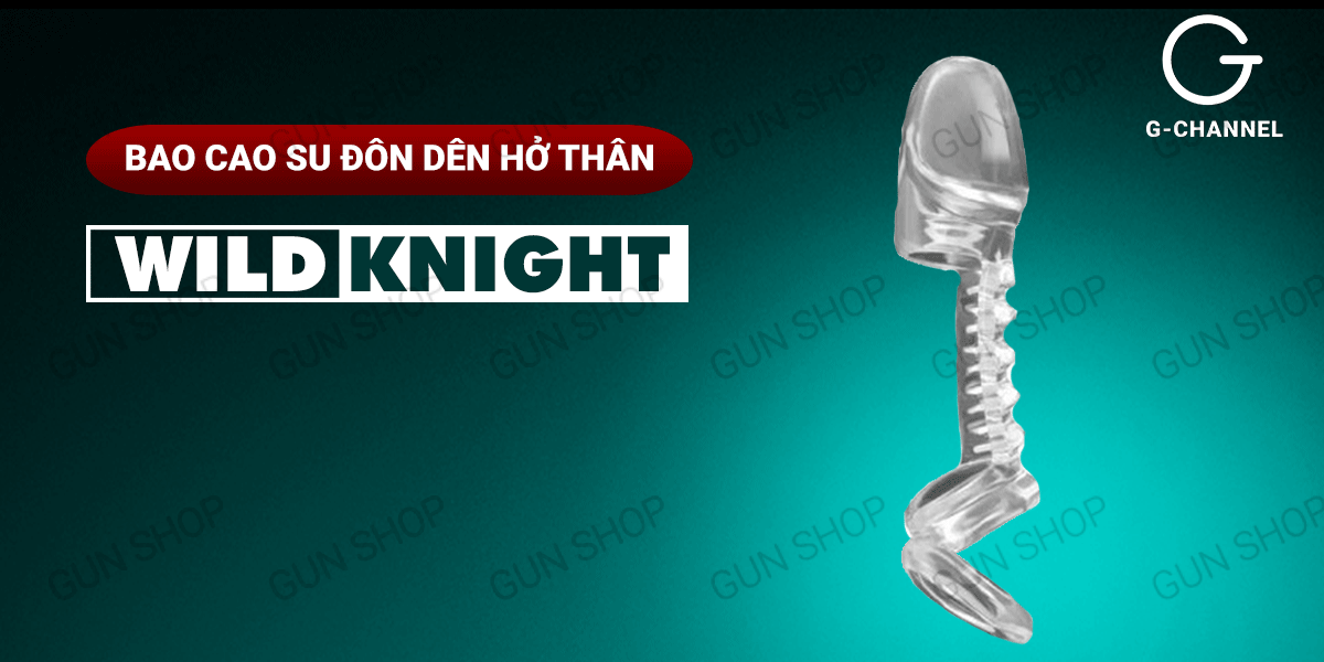 Bao cao su Wild Knight đôn dên siêu kích thích an toàn chất lượng