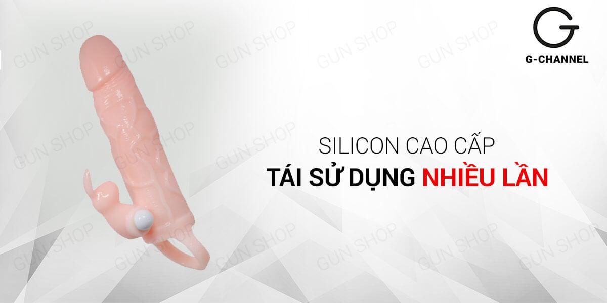 Braveman Vibrating Condom Double Motor Enlarging Pleasure