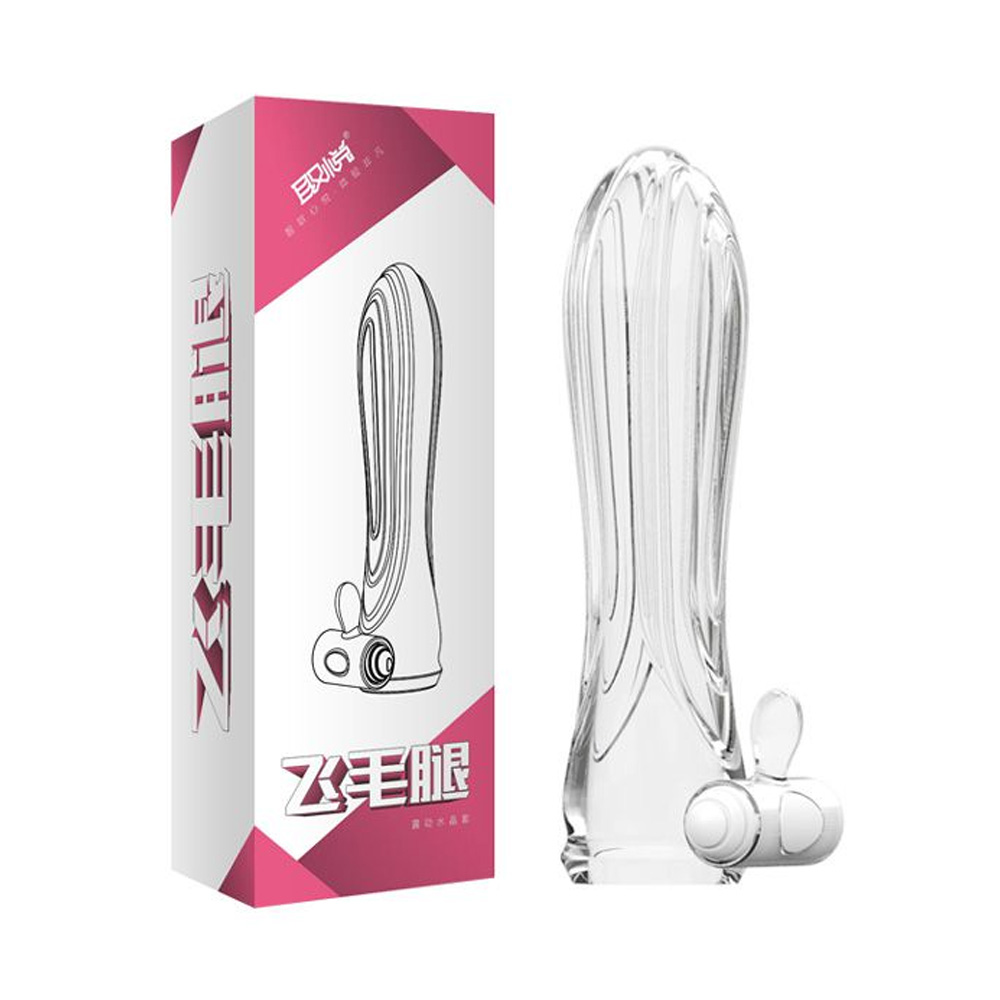 Bao cao su đôn dên rung Aichao hồng gân sọc kích thích 