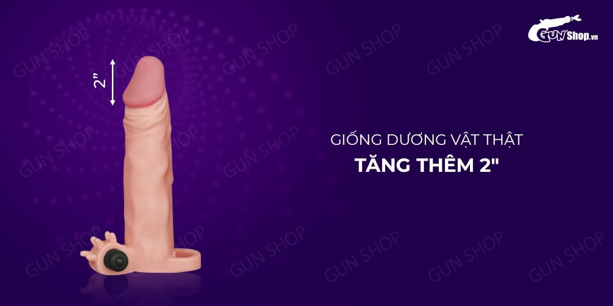 Lovetoy Pleasure X-Tender 2 Inch Vibrating Penis Sleeve