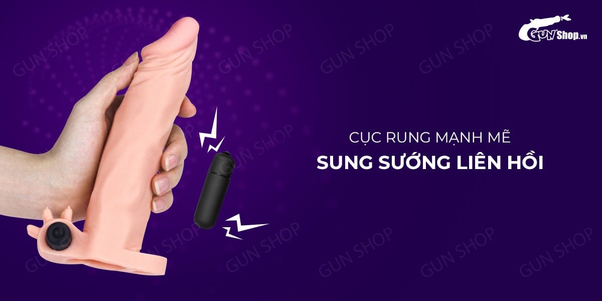 Lovetoy Pleasure X-Tender 2 Inch Vibrating Penis Sleeve