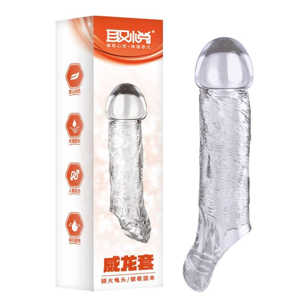 Bao Cao Su Đôn Dên Aichao Veyron Silicon Mềm Mịn Giống Thật Tăng Kích Thước 