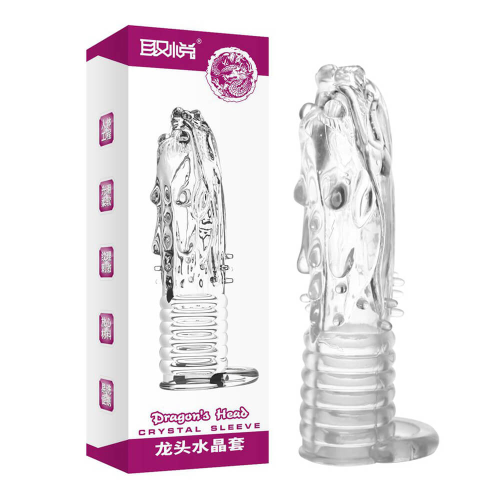 Bao cao su đôn dên Aichao hồng đầu rồng tăng kích thước, tăng khoái cảm 
