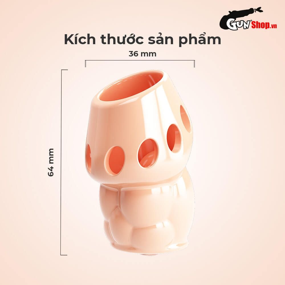 Bao cao su đôn dên Pretty Love Oscar silicon mềm tăng cảm giác