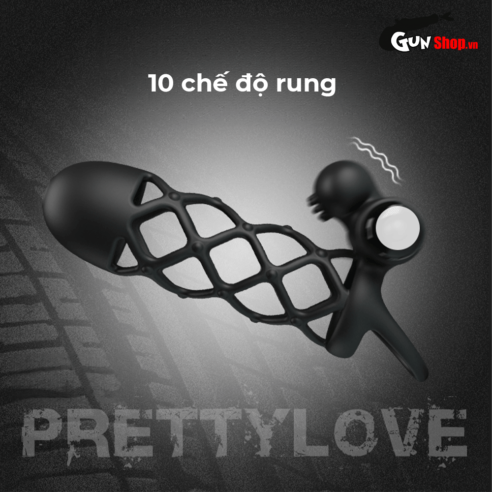 Bao cao su đôn dên rung Pretty Love tăng kích thước rung mạnh