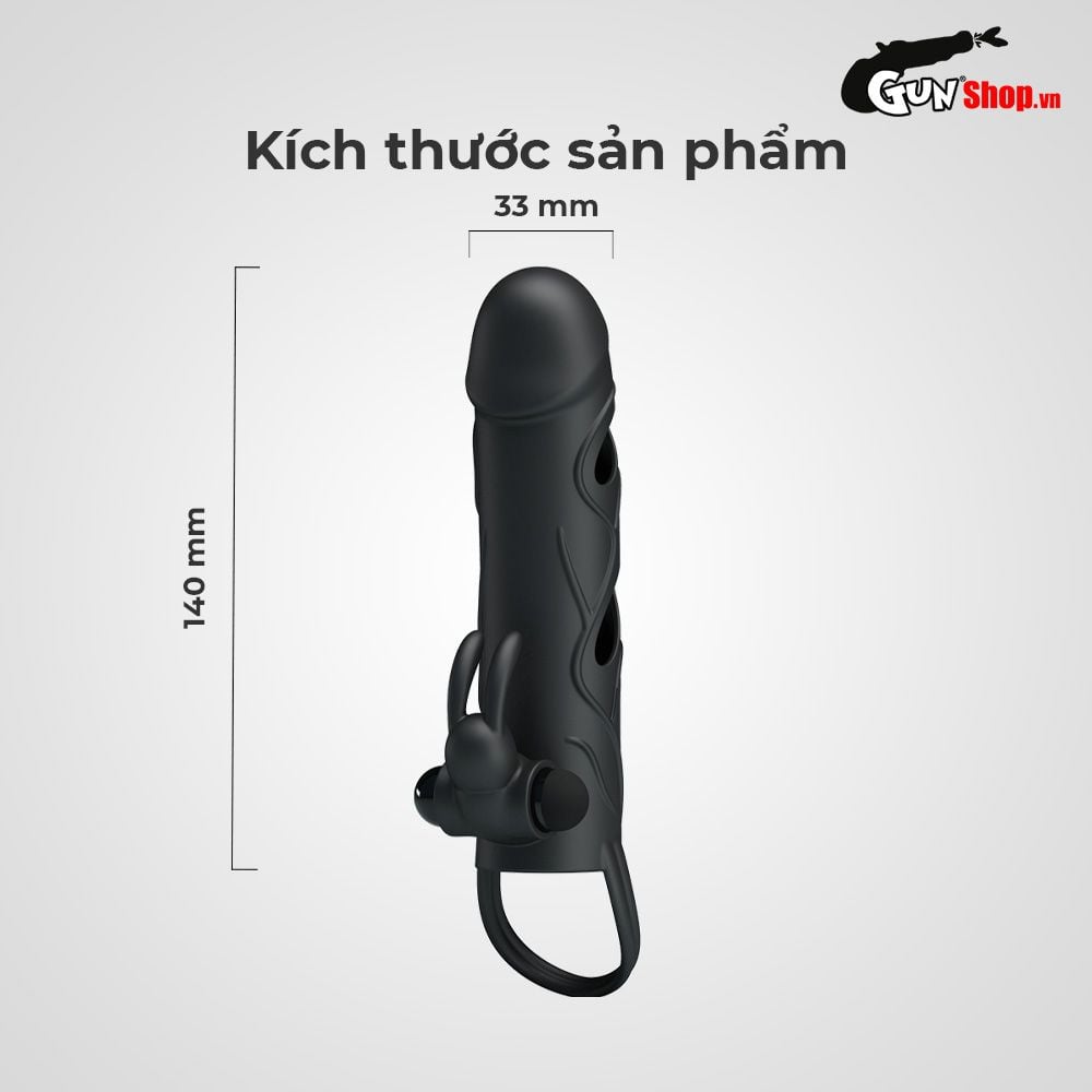 Bao Cao Su Đôn Dên Rung Pretty Love 5.5 Inch Siêu Bền
