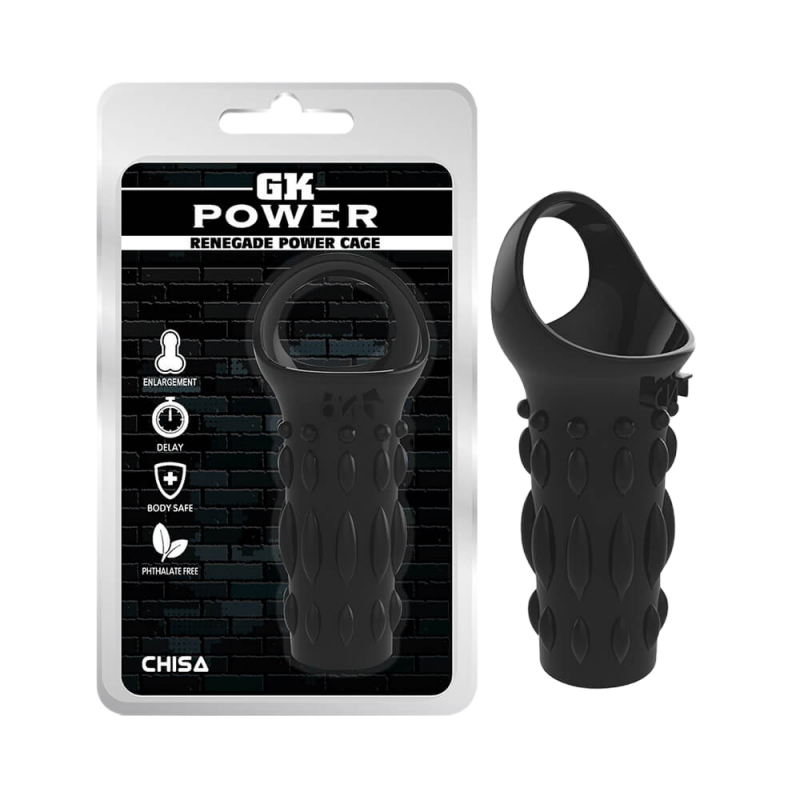  Phân phối Bao cao su đôn dên Chisa Renegade Power Cage - Black  nhập khẩu 