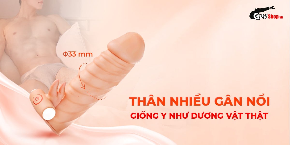 Leten Thread Rhythm Textured Condom - Strong Vibration Effects