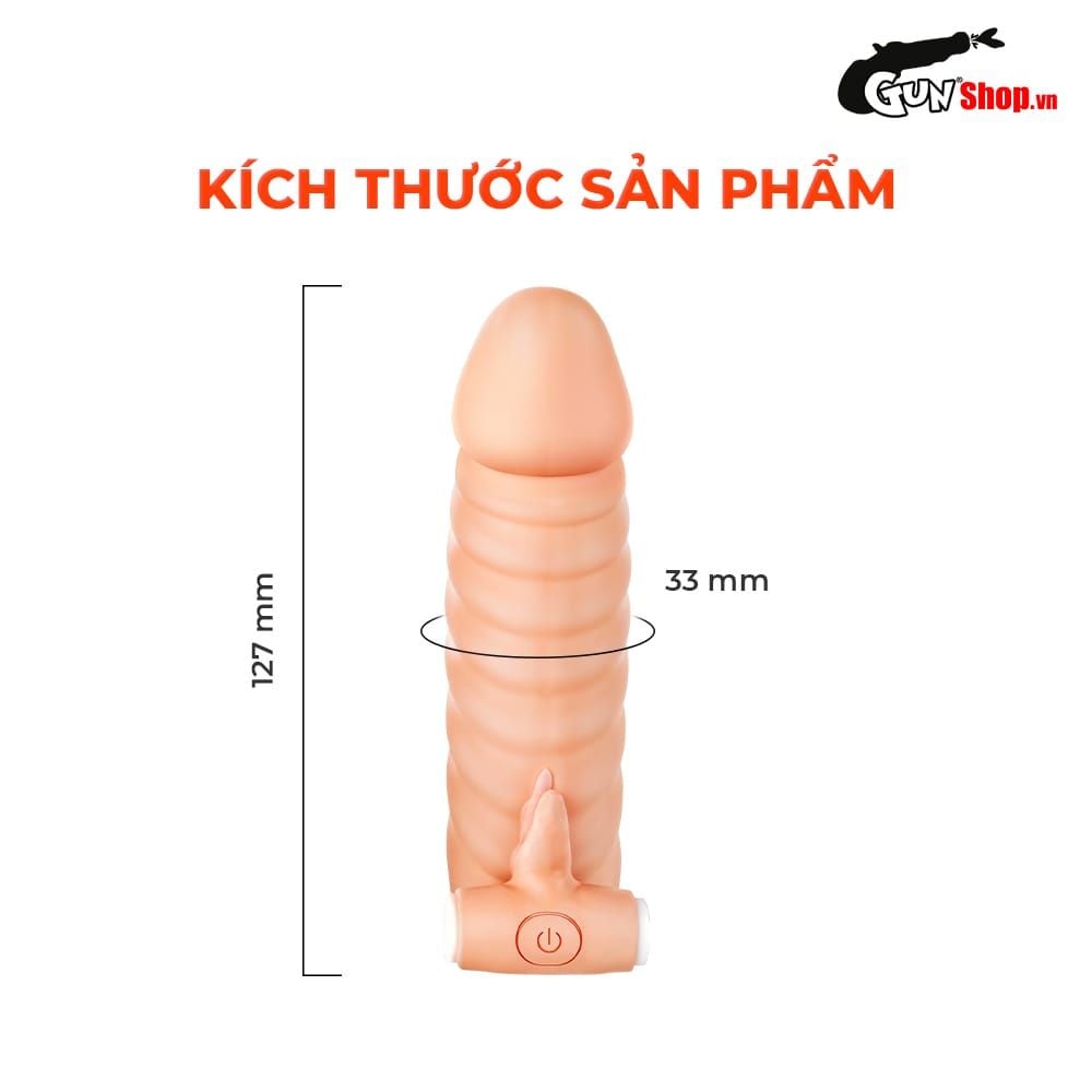 Bao cao su đôn rên rung Leten Thread Rhythm gân nổi kích thích
