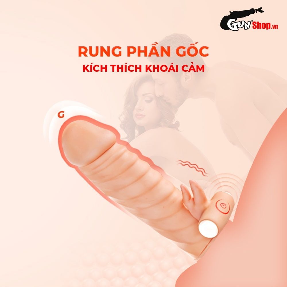 Bao cao su đôn rên rung Leten Thread Rhythm gân nổi kích thích