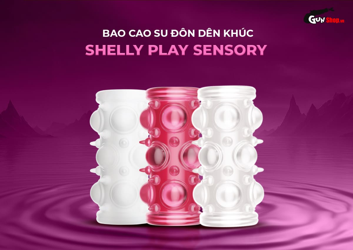 Shelly Play Sensory Textured Enhance Condom Stimulate Intense Feel