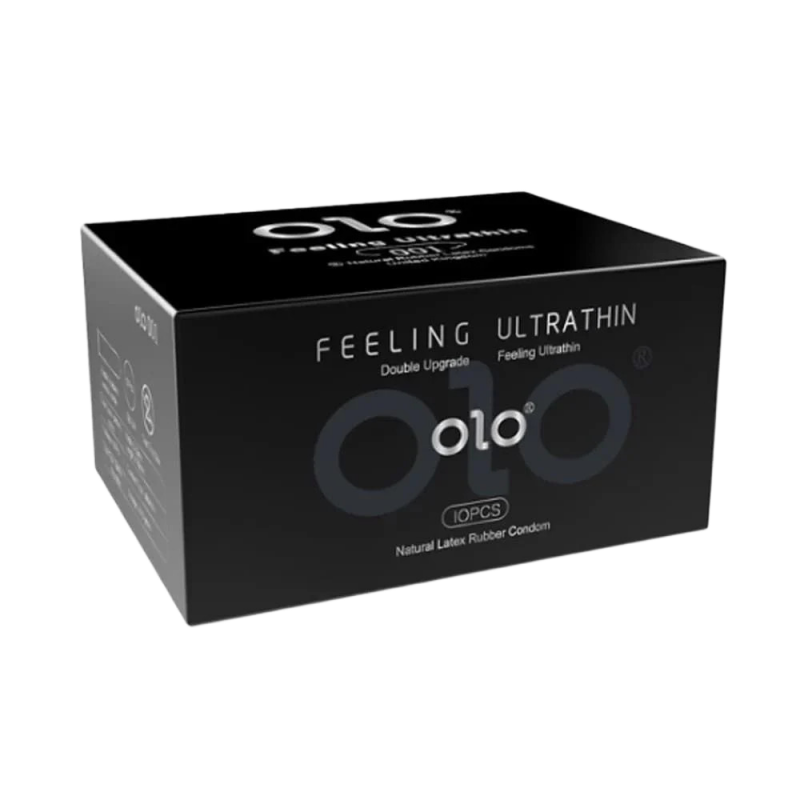  Sỉ Bao cao su OLO 0.01 Đen - Siêu mỏng hương vani - Hộp 10 cái  giá tốt 