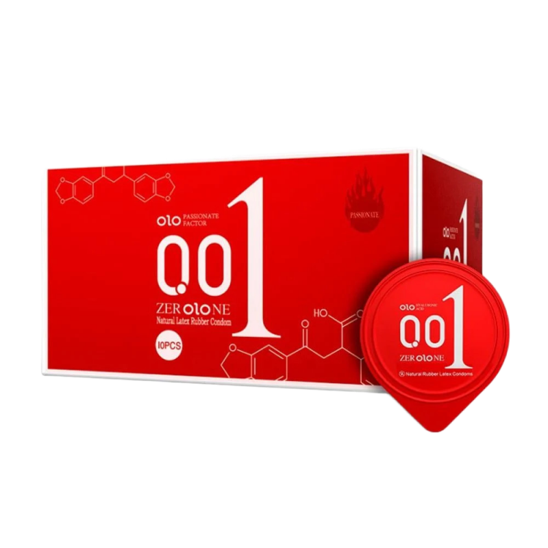  Địa chỉ bán Bao cao su OLO 0.01 Đỏ - Siêu mỏng nóng ấm - Hộp 10 cái  giá tốt 