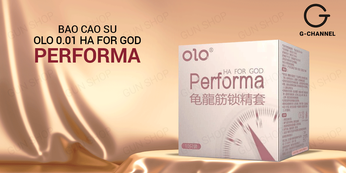 OLO Ultra Thin Performa Ha Condom 10 Pack Pleasure